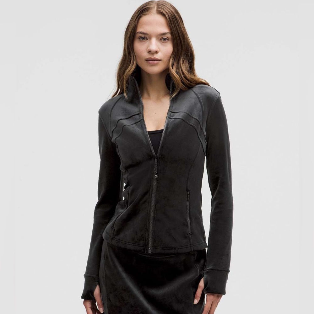 lululemon athletica Black Fitted Zip Jacket